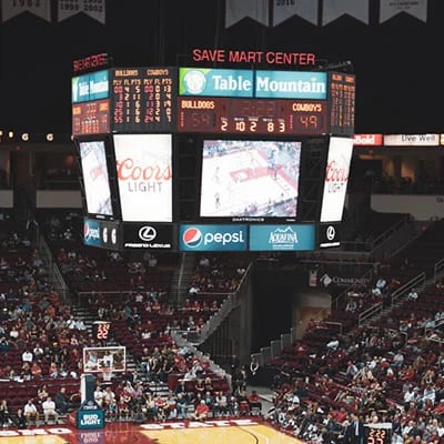 ¿Dónde ver los parámetros de la pantalla LED?